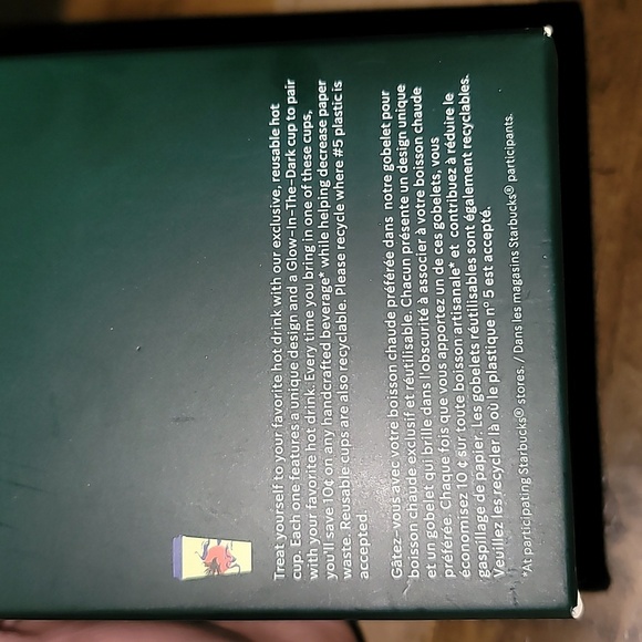 Starbucks Reusable Hot Cups with Lids Glow-in-the-Dark Halloween Fall 6pk - Picture 12 of 16